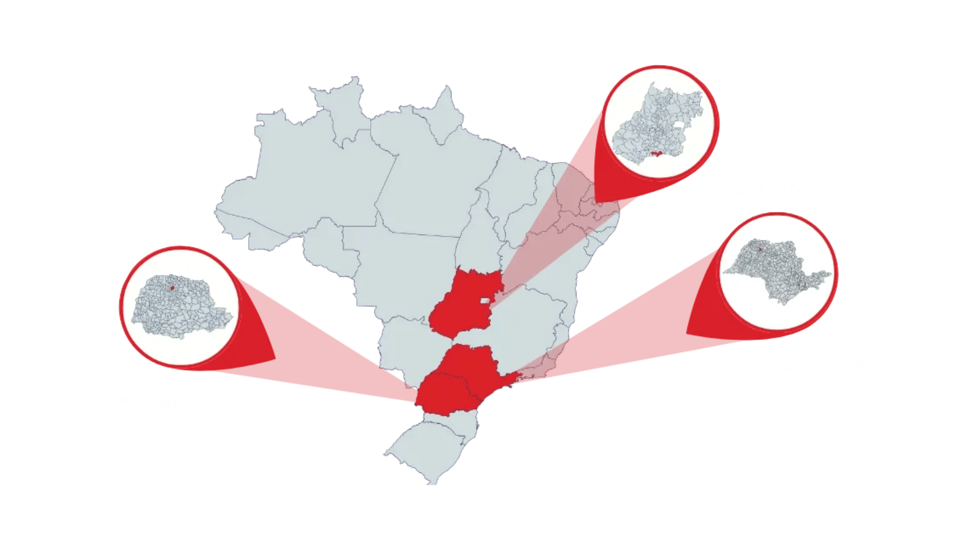Nossas filiais|Em todo o Brasil